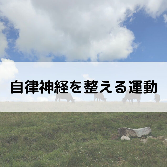【三郷・八潮】自律神経を整える運動｜メルシー整体院